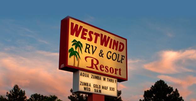 Westwind Entrance Sign
